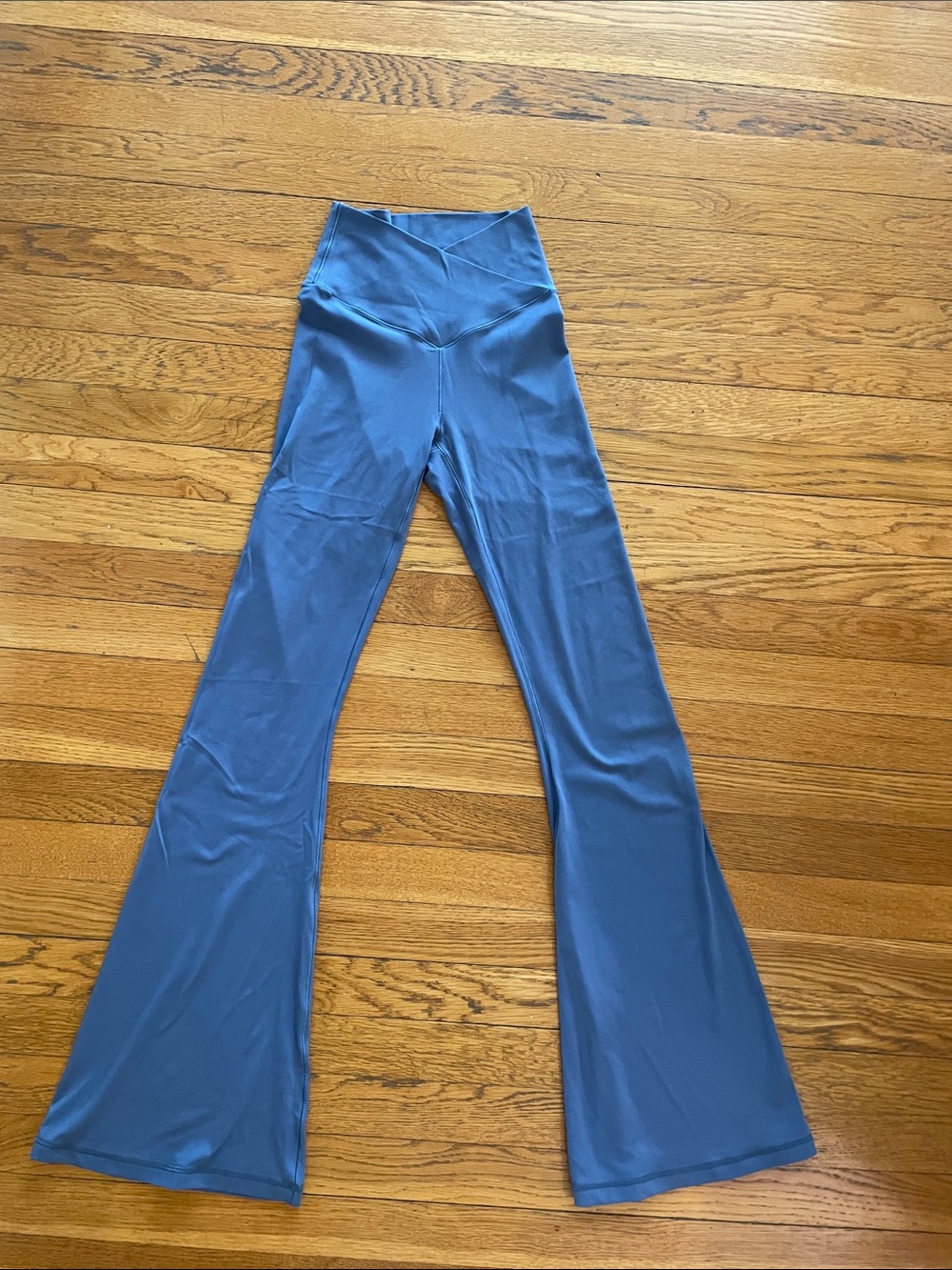 aerie Blue High-Waist Flare Yoga Pants/Leggings